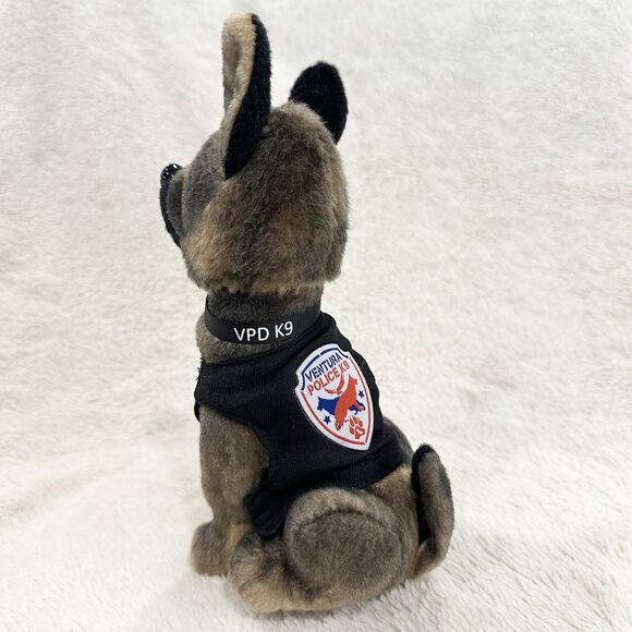 Hero Industries Ventura County Police K9 Dog 9" Plush German Shepherd Sitting - Picture 3 of 6